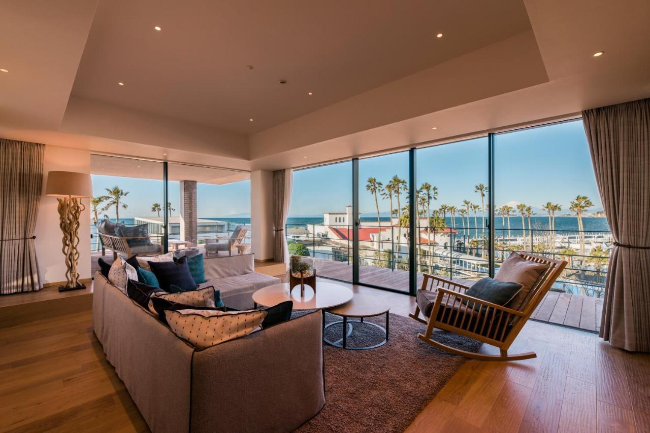 Malibu Hotel Zushi Bagian luar foto